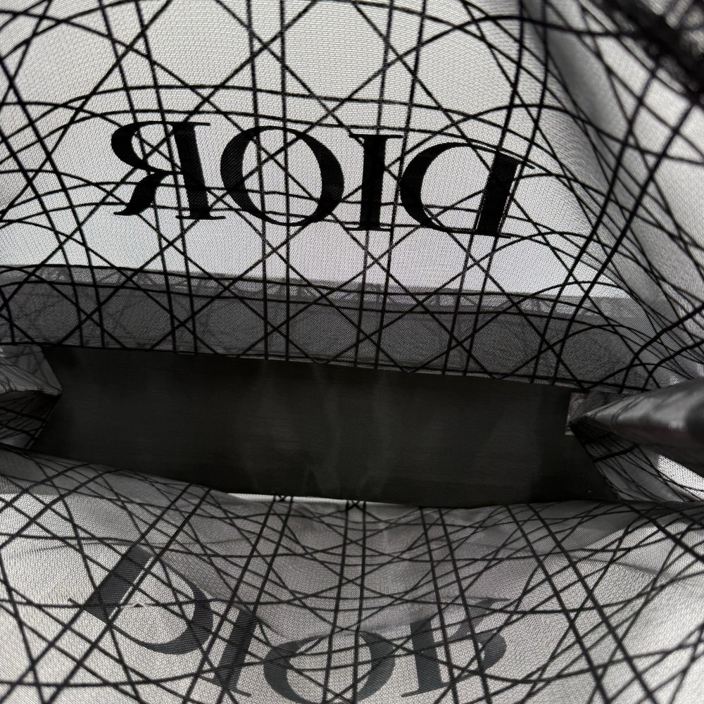 Christian Dior Beauty Makeup VIP Gift  Black Mesh Large Tote Bag GWP/Novelty - Picture 3 of 4